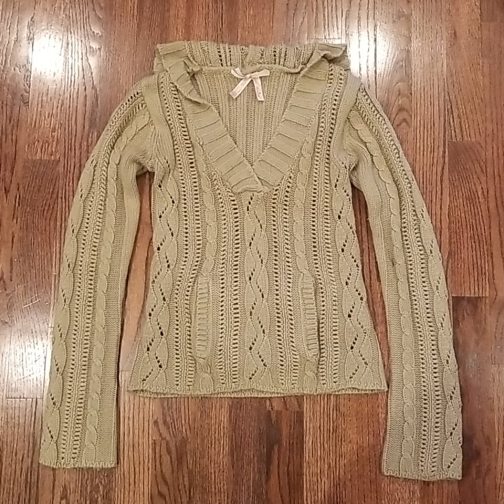 Knit Hoodie Sweater